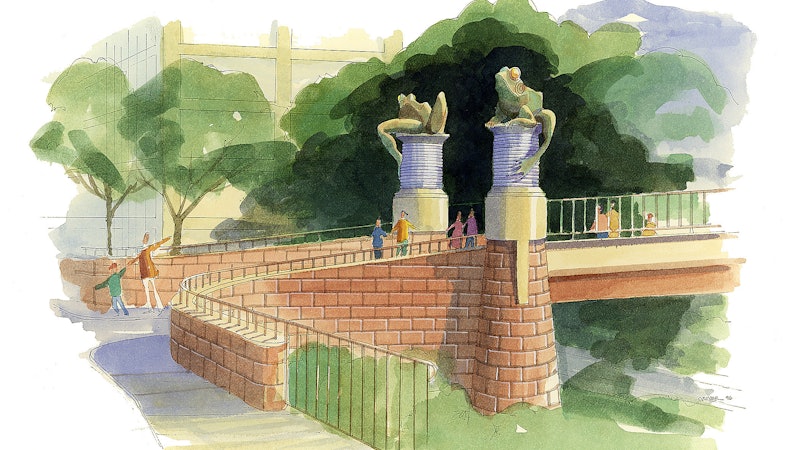 Thread City Crossing (The Frog Bridge)