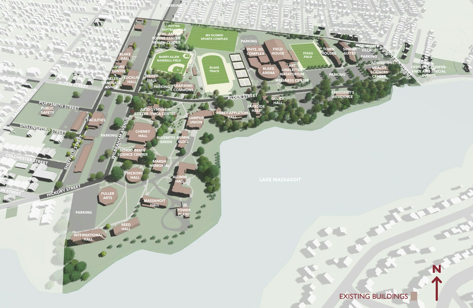 Bethel College Campus Map Campus Master Plan | Centerbrook Architects & Planners
