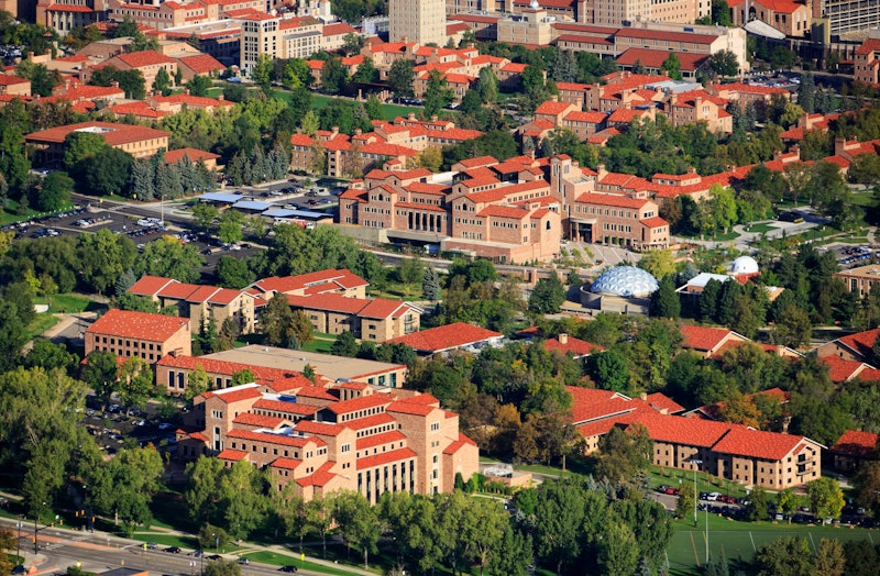 Center for Community (foreground) and Wolf Law School (middle)