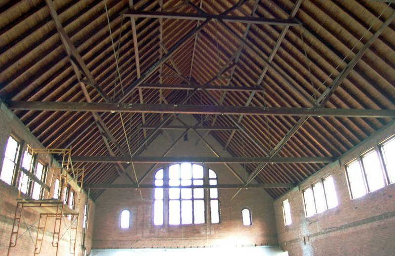 The former Trinity-Pawling gym space prior to renovation.